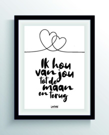 Ik hou van jou (one line)