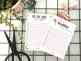 To do-list notitieboek (A6)