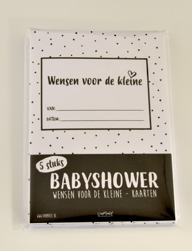 Wonderbaarlijk Wensen voor de baby (set van 5 kaarten) | BABYSHOWER | vanmariel DR-59