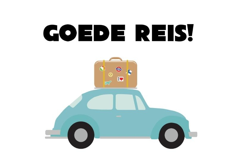 Uitgelezene A6 | Goede reis! | A6 KAARTEN | vanmariel VT-52