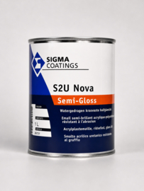 Sigma S2U Nova Semi Gloss - WIT - 1 liter