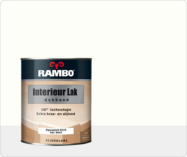 RAMBO INTERIEUR - DEKKEND ZIJDEGLANS - Signaalwit RAL 9003 - 0,75 liter