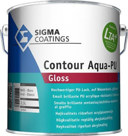 SIGMA Contour Aqua PU Gloss - Monumentengroen N0.15.10 - 2,5 liter