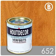 Hermadix Houtdecor Verfbeits GRENEN 652 - 0,75 liter