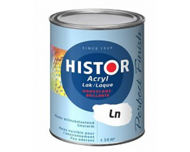 Histor Perfect Finish Hoogglans Acryl - 1 liter - Wit of alle lichte kleuren