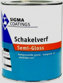 Sigma Schakelverf Semi-Gloss - WIT - 1 liter