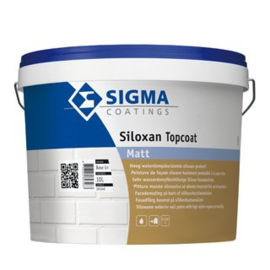 Sigma Siloxan Topcoat Matt - BUITENLATEX- wit- 5 liter