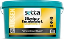 Setta Siliconharz-Fassadenfarbe L- BUITENLATEX - wit of lichte kleur - 12,5 liter