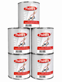 5 liter Muur en Plafondverf in kleur Farrow & Ball No. 231 – Setting Plaster - Lichte transportschade aan het blik. Inhoud is perfect