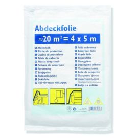 Afdekfolie 4 x 5 meter - 1 stuk