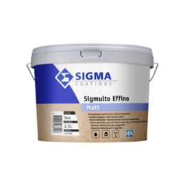 Sigmulto Effino Supermatt - RAL 9005 ZWART - 5 liter