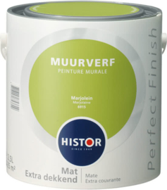 Histor Perfect Finish Muurverf Mat - Marjolein 6915 - 2,5 Liter