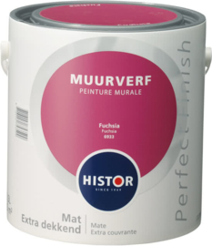 Histor Perfect Finish Muurverf Mat - Fuchsia 6933 - 2,5 Liter