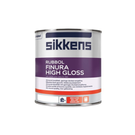 SIKKENS RUBBOL FINURA HIGH GLOSS - Alleen lichte kleuren - 1 liter - AKZO NOBEL