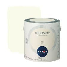 Histor Perfect Finish Muurverf Mat - ivoor 6553 - 2,5 Liter