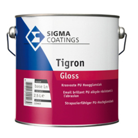 Sigma tigron gloss - wit - 0,5 liter