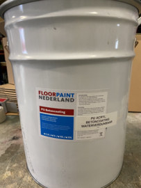 PU Acryl betoncoating Waterverdunbaar - GRIJS - 20 liter BINNEN en BUITEN