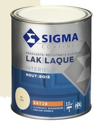 Sigma lak interieur ral 1013 Parelwit matt  750 ml