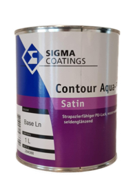 SIGMA Contour Aqua PU Satin - RAL 9005 Zwart  = vergelijkbaar met S2U NOVA Satin  -  2,5 liter