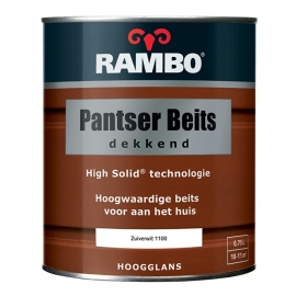 Rambo Dekkende Pantserbeits Hoogglans -  Zandgeel 1118 - 0.75 liter