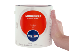 Histor Perfect Finish Muurverf Mat -vermiljoen 6977 - 2,5 Liter