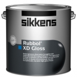 SIKKENS RUBBOL XD GLOSS - Wit en alle lichte kleuren 2,5 liter - AKZO NOBEL - gratis mengen