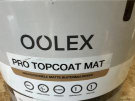 Oolex pro topcoat mat - chocoladebruin - 10 liter