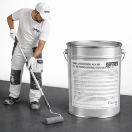 Syntrex Sneldrogende PU betoncoating - 5 liter - DONKER GRIJS / ANTRACIET