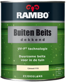RAMBO Buitenbeits Dekkend - Cremewit 1110 - 0,75 liter