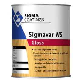 Sigmavar WS Gloss - Kras- en slijtvaste lak - Hoogglanzend Blank -  2,5 liter