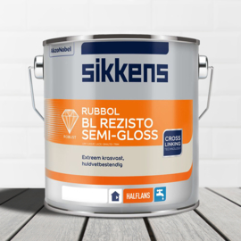 SIKKENS RUBBOL BL Rezisto semi gloss - ral 7022 ombergrijs - 0,5 liter