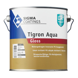 Sigma Tigron Aqua Gloss - Wit - 1 liter - Vergelijkbaar met Sigma S2U Nova Gloss