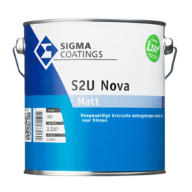 Sigma S2U Nova Matt - krasvast - 9003 KEM Ijzeroxiderood - 2,5 liter