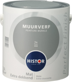 Histor Perfect Finish Muurverf Mat - Tin 6928- 5 Liter