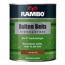 RAMBO buitenbeits transparant 1121 White wash - 2,5 liter