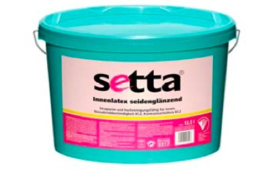 Setta Binnenlatex Zijdeglans - donkere kleur - 12,5 liter