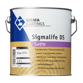 SIGMALIFE DS Satin - Kleurloos of KLEUR NAAR KEUZE - 2, 5 liter