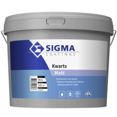 Sigma Kwarts Matt - WIT - 2,5 liter