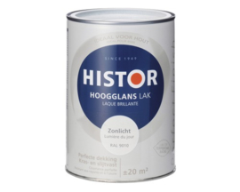 Histor Perfect Finish Hoogglans Zonlicht Ral 9010 - 1.25 liter