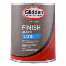 Glidden Finish Alkyd Satin - Ongeveer 7000 eekhoorngrijs - 1 liter