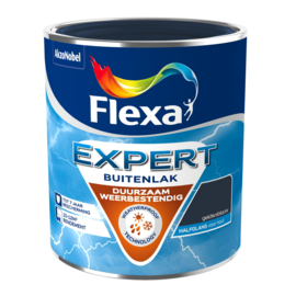 1 blik 750 ml - Sikkens Flexa Expert Buitenlak  Halfglans - Ivoorwit