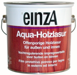 einZa Aqua Holzlasur - Kleurloos Transparant - 3 liter