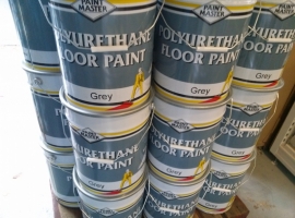 PU betoncoating - Paintmaster FLOORPAINT - donker grijs / antraciet