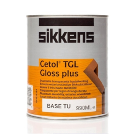 Sikkens Cetol TGL Gloss Plus - 1 Liter - Kleurloos of andere houtkleuren