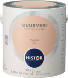 Histor Perfect Finish Muurverf Mat - Allerliefst 6937 - 2,5 Liter