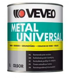 Veveo Metal Universal - midden grijs - 2,5 liter