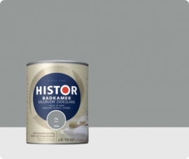 Histor - SCHMMELBESTENDIG - BADKAMER MUURVERF zijdeglans - 2,5 liter - Katoen Ral 9001