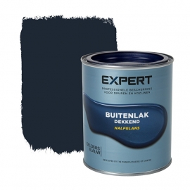 10 blik 750 ml - Sikkens Expert Buitenlak halfglans - Geldersblauw