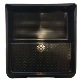 Verfbak Kunststof Zwart 32 x 36 cm - geschikt voor 25 cm roller
