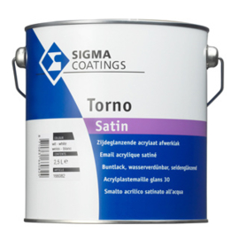 SIGMA Torno Satin - Zijdeglanslak wit - 2,5 liter